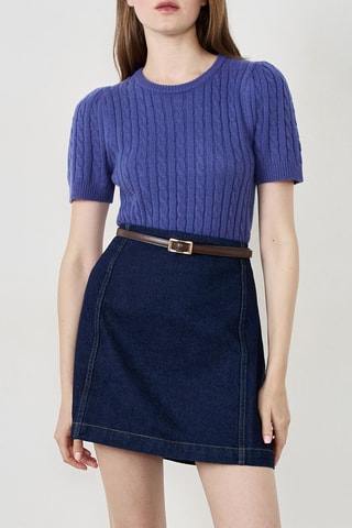 Top Laurena - Blu elettrico