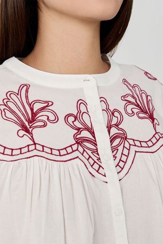 Camicia Fleur - Ecrù