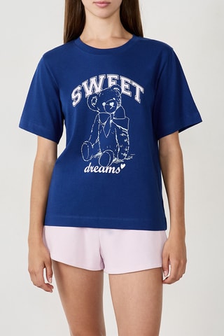 Camicia da notte Deddy - Navy
