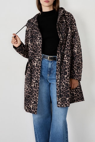 Parka con cappuccio Charlotte - Nero