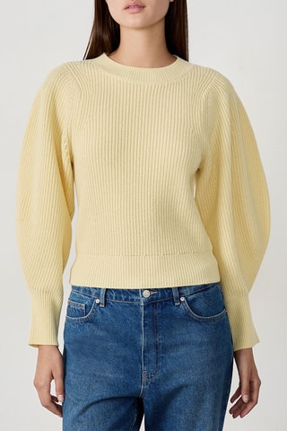 Maglia in lana Lena - Giallo