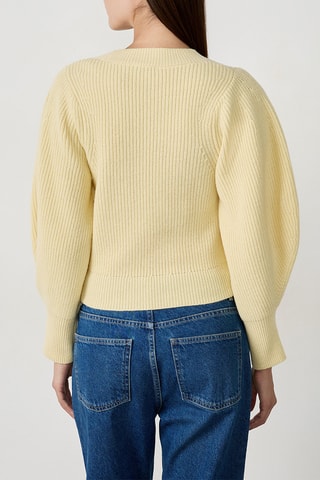 Maglia in lana Lena - Giallo