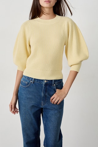 Maglia in lana Lena - Giallo