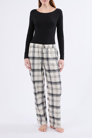 Pantalon de pyjama Midny - Ecru et noir