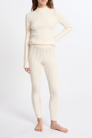 Leggings pigiama Pryssia - Ecrù