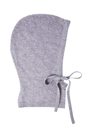 Passamontagna in cashmere Louise - Grigio chiaro melange