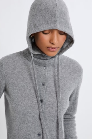 Passamontagna in cashmere Louise - Grigio chiaro melange