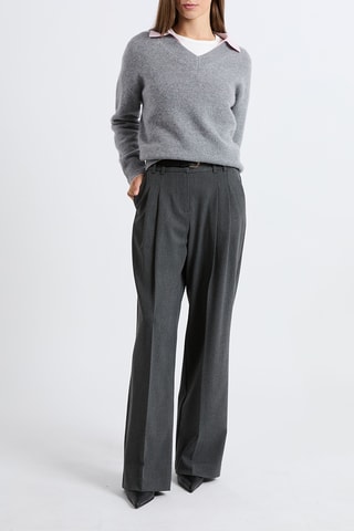 Maglia in cashmere Louise - Grigio melange