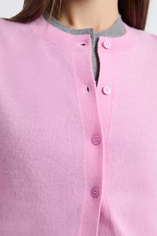 Cardigan in cashmere Louise - Rosa