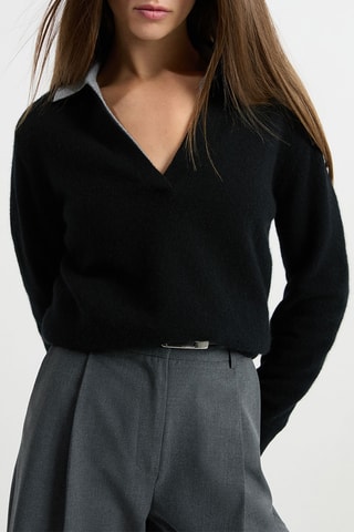 Maglia in cashmere Louise - Nero