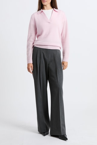 Maglia in cashmere Louise - Rosa cipria