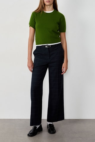 Top in cashmere Louise - Verde