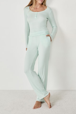 Pantaloni pigiama Liham - Azzurro