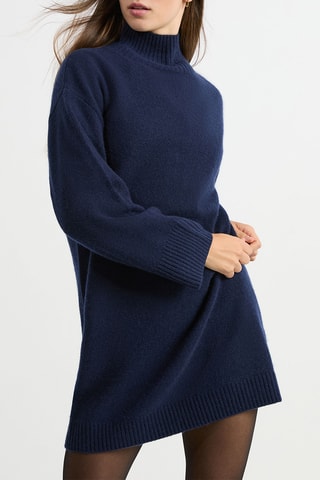 Abito in cashmere Louise - Blu notte
