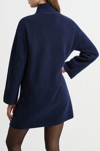 Abito in cashmere Louise - Blu notte