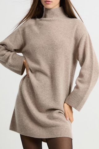 Abito in cashmere Louise - Taupe