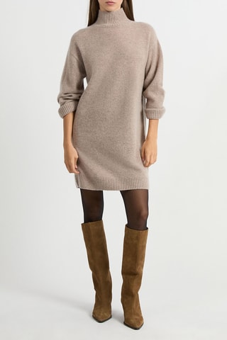 Abito in cashmere Louise - Taupe