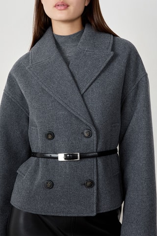 Cappotto in lana Laura - Antracite