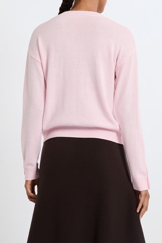 Maglia Lines - Rosa cipria