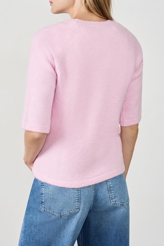 Maglia Lino - Rosa cipria