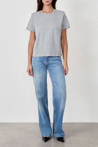 T-shirt Jaetan - Grigio chiaro melange