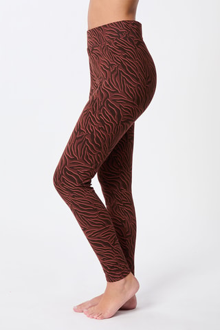 Leggings a vita alta Luni - Marrone