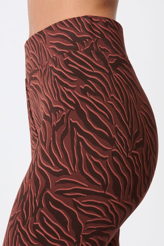 Leggings a vita alta Luni - Marrone