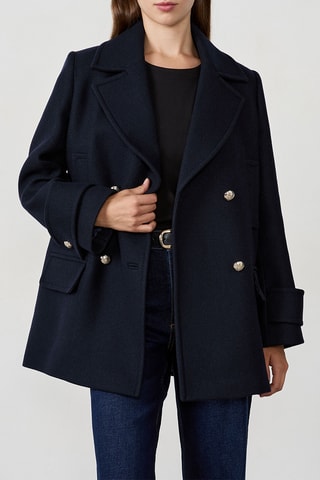 Caban in lana Gautier - Navy