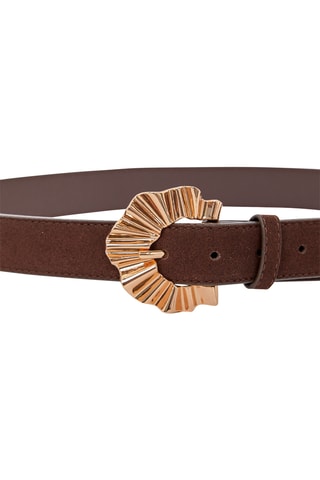 Cintura in pelle Noumea - Marrone