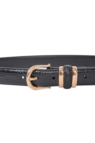 Cintura in pelle Naddy - Nero