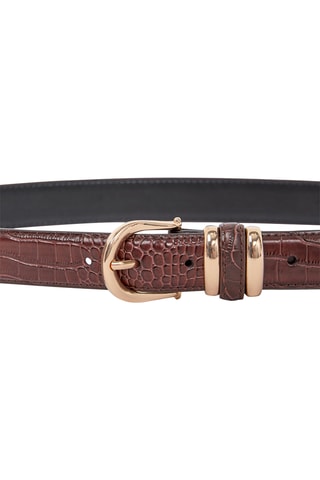 Cintura in pelle Naddy - Marrone