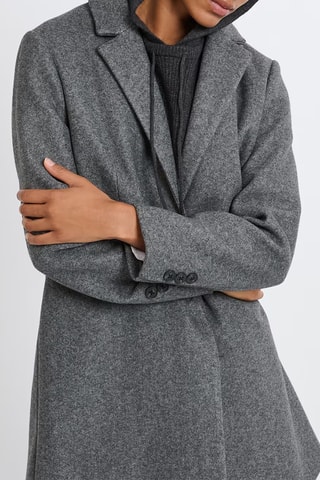 Plastron con cappuccio Nenet - Grigio scuro