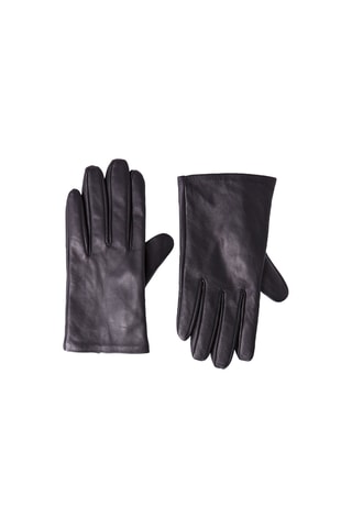 Guanti in pelle di montone Nahila - Nero
