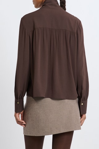 Blouse Helise - Marron