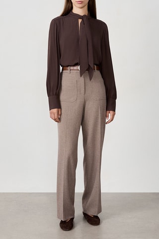 Blouse Helise - Marron