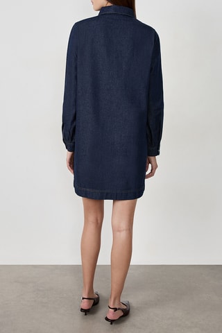 Abito taglio dritto in jeans Desiro - Blu notte