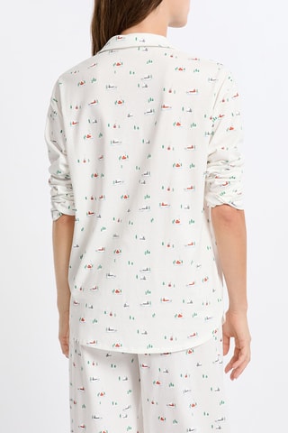 Camicia pigiama Pryska - Ecrù