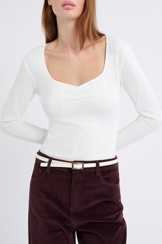 Top Jane - Ecrù