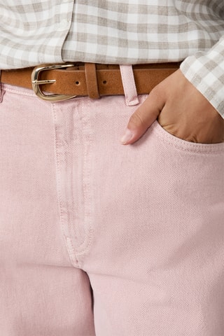 Jeans a vita alta Beryl - Rosa