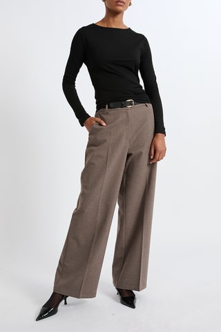 Top drappeggiato Joujou - Nero