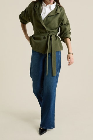 Jean taille haute Clemence - Bleu