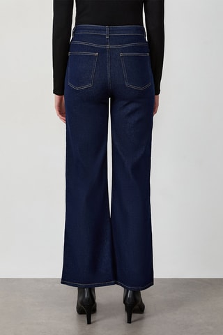 Jeans a vita alta Clemence - Blu