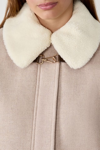 Cappotto in lana Menel - Beige