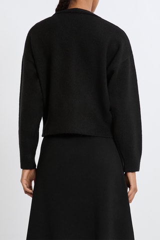 Cardigan a portafoglio Arthemis - Nero