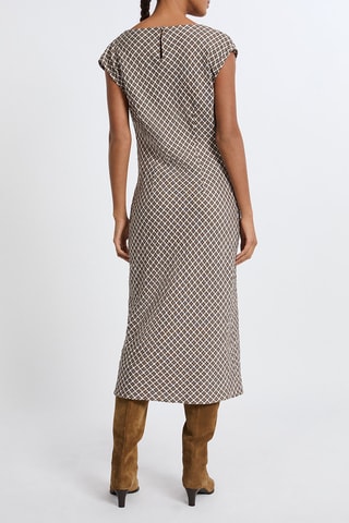 Abito midi A Tania Crx - Beige