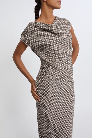 Abito midi A Tania Crx - Beige