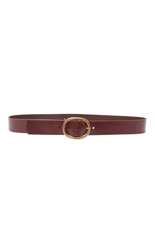 Cintura in pelle Rolande  - Rosso