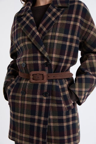 Cintura in pelle Suzanne - Marrone