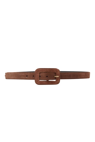 Cintura in pelle Suzanne - Marrone
