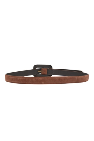 Cintura in pelle Suzanne - Marrone